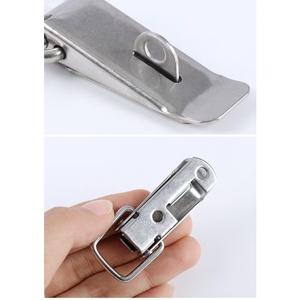 A11 스테인레스 스틸 토글 래치 스프링 상자에 헤비 듀티 오리 빌 걸쇠 버클 도구 상자 맞춤형 포장 철 아연 소재 - Product Image 4