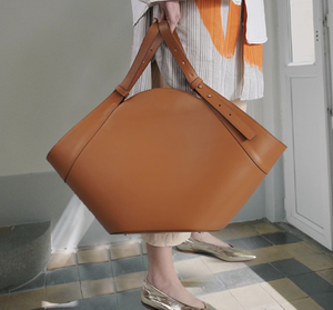 Bolsas de hombro para mujer, bolsos de hombro de gran capacidad en forma de abanico, bolso versátil para axilas - Product Image 3