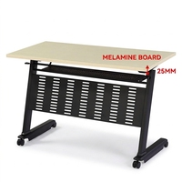 Table de formation pliable pour bureau et mobilier de salle, réglable, avec roulettes, pour réunions, bureau portable pour ordinateur portable, personnalisable