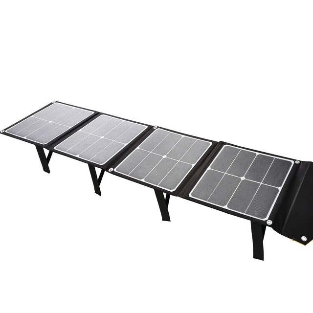 Hot Sale Solar Panel Folding Solar Kit 50w Small Size Portable Light Weight for Charging 12v Battery Used in Camping BIOMETRIC