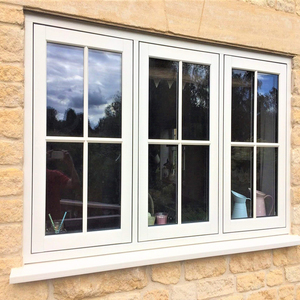 Ventanas abatibles insonorizadas modernas de aluminio de doble panel de vidrio de calidad superior - Product Image 1