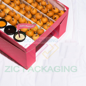 Miễn Phí Thiết Kế Đảng Sushi Trái Cây Sô Cô La Cookie Hộp Giấy Tráng Miệng Hộp Phục Vụ Bao Bì Đĩa Hộp Với Ngăn Và Nước Sốt - Product Image 3