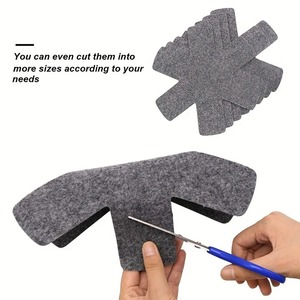 Protectores de Fieltro para Ollas y Sartenes, Separadores Resistentes al Calor, Evitan Arañazos, Separan las Superficies de Utensilios de Cocina - Product Image 4