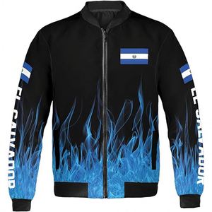 Factory OEM 100% Polyester Fabric Fashion Windproof Bomber Causal <b>Slim</b> <b>Fit</b> Baseball <b>Jacket</b> - Product Image 6