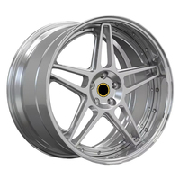Nouvelle jante en alliage d'aluminium forgé sur mesure 5x114.3 compatible avec les pneus de voiture 458 F8 F133 F142 FF140 F154 F152 F167 F12 F171 F173 F175