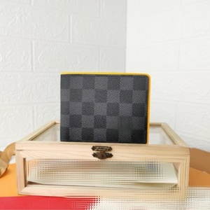 Portefeuille court pliable unisexe en cuir véritable vintage avec plusieurs emplacements pour cartes - Product Image 2