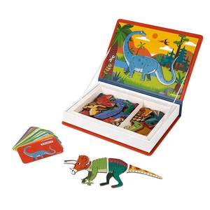 Yimi carta giocattoli di apprendimento <span class=keywords><strong>Puzzle</strong></span> libri di stampa riutilizzabile adesivo magnetico <span class=keywords><strong>libro</strong></span> <span class=keywords><strong>con</strong></span> forma scatola di stampa personalizzata - Product Image 2