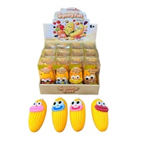 Nouveau jouet Squishy Crunchy en forme de visage mignon 2026, jouet sensoriel Squishy fraise ASMR, jouets anti-stress en gros