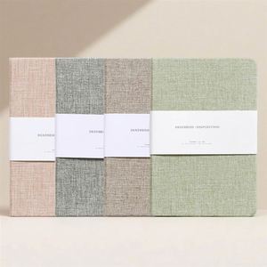 Classic Embossed Logo Bulk Hardcover <b>Diary</b> Stationery Journal Planner Workout Notebook Sewing Binding PP Elastic Bands Included - Product Image 4