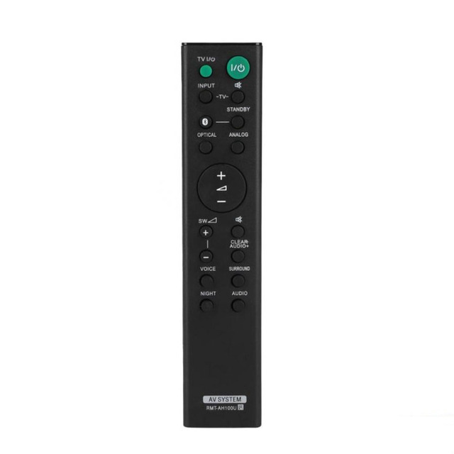 Replacement RMT-AH100U Sound Bar HT-CT180/SA-CT180 AV Remote Control for Sony