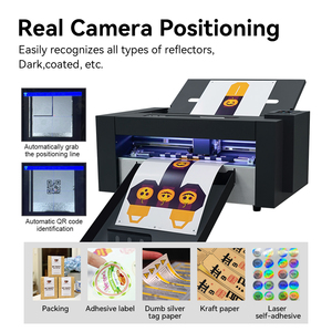Máquina <span class=keywords><strong>de</strong></span> Corte y Plegado Automática Industrial Purcell WiFi Zd350 Ultra <span class=keywords><strong>de</strong></span> Doble Cabezal A3+ para Etiquetas y Adhesivos - Product Image 3