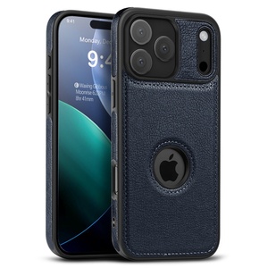 <b>Camera</b> <b>Protector</b> Vintage PU Leather Back Cover Soft Protective Mobile Phone Case for <b>iPhone</b> 17 Air 16 15 13 <b>PRO</b> <b>MAX</b> <b>14</b> 15 Plus - Product Image 3