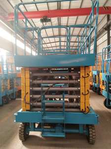 Mesas Elevadoras de Tijera Hidráulicas Eléctricas Móviles Manuales SJY de 300 kg y 500 kg, Plataforma Elevadora de Horquilla para Operaciones en Altura - Product Image 2