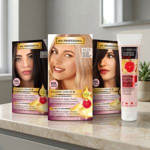 Cadeau-Kit de masque capillaire régénérant avec coloration permanente des cheveux pour le soin des cheveux - Product Image 2