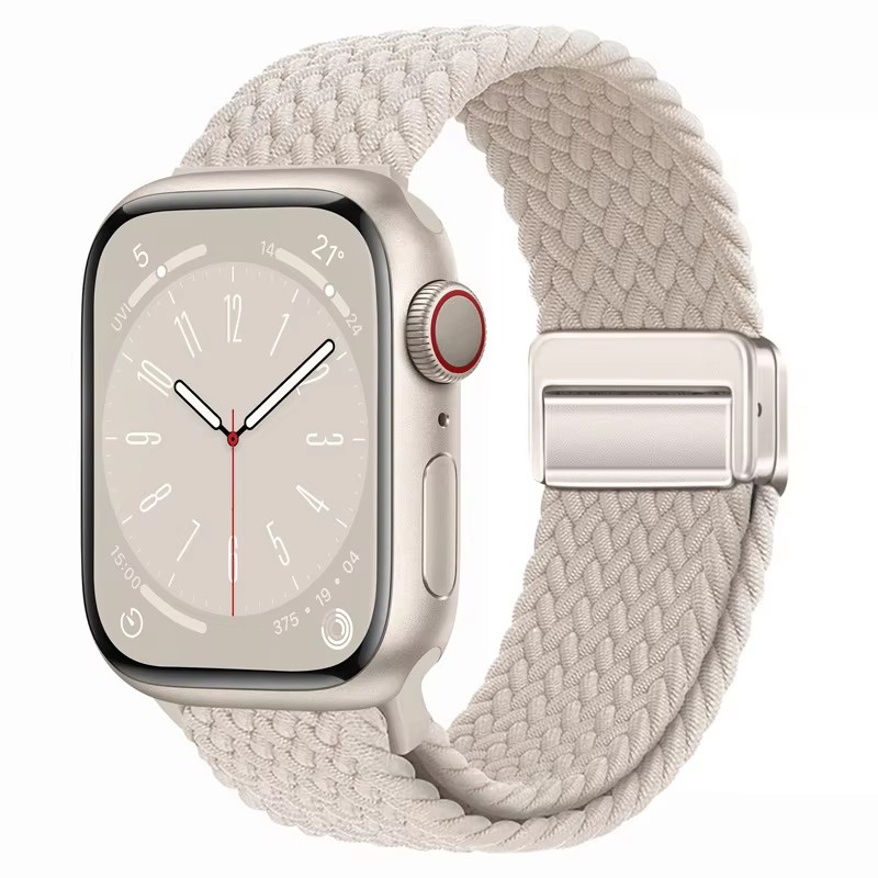 Quick Release Elastic Braided Nylon Loop Replacement Smart Watch Straps 22MM 26MM Soft & Adjustable Watch Bands