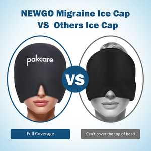 Pakcare High Quality OEM ODM Gel Ice Head Wrap Hot &amp; Cold Compress for <strong>Migraine</strong> Relief Headache <strong>Cap</strong> Pack - Product Image 5