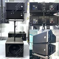 ACTPRO HDL 30-A Sistema de Altavoces Line Array de Dos Vías, Altavoces Activos de 10 Pulgadas, Amplificador de Audio HDL30A, Plástico, Neodimio