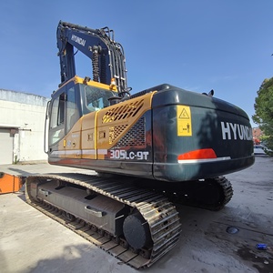 Excavatrices Hyundai 305LC-9T d'occasion de qualité supérieure Matériel de construction coréen d'origine avec noyau de moteur en stock à vendre - Product Image 2