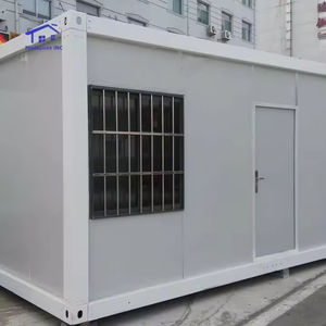 Maisons préfabriquées modulaires portables de 20 pieds, emballées à plat, hôtel-capsule, bureau, dortoir, bâtiment, conteneur habitable à vendre - Product Image 5