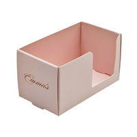 Boîtes cadeaux en carton pour emballages de snacks biodégradables, écologiques et recyclés, impression personnalisée, papier rose pour mariage