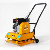 Nouveau Compacteur à Plaque ZUJI PC80 à Démarrage Manuel, Moteur Essence 6.5HP, 13KN, 5600 tr/min, 20cm, 570*450mm, Haute Efficacité