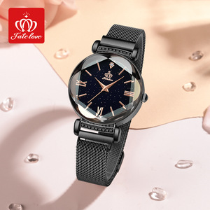Montre Femme Tendance Étanche en Quartz Facetté Ciel Étoilé <span class=keywords><strong>Fate</strong></span> Love 909 - Product Image 6