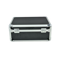 Boîte à outils portable étanche OEM/ODM personnalisée en aluminium et ABS avec coins métalliques robustes, doublure en mousse découpée légère