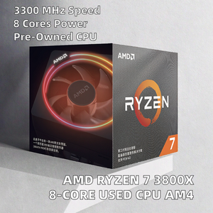 Processeur de bureau <span class=keywords><strong>AMD</strong></span> pour 7 <span class=keywords><strong>3800X</strong></span> d'occasion, socket AM4, fréquence 3300 MHz, 8 cœurs, L3 18 Mo, 64 bits, prise en charge des graphiques Radeon Vega AM4 - Product Image 2
