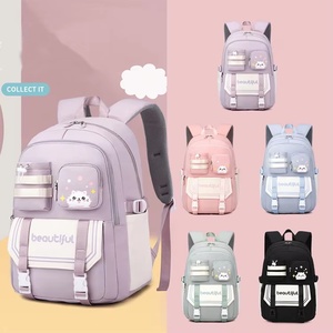 2024 Custom High Quality Fashion Cartoon <b>Student</b> <b>Backpack</b> Waterproof Cute Polyester Zipper Unisex Teenagers Wholesale School - Product Image 5