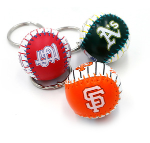 Thiết Kế Mới Bóng Chày Yankees NY Dodgers Túi Charms Búp Bê <span class=keywords><strong>Key</strong></span> Charms 3D Da Móc Khóa - Product Image 5