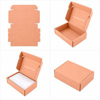 Boîte d'expédition pliable en carton imprimée sur mesure avec logo personnalisé, vente en gros, directement de l'usine, OEM