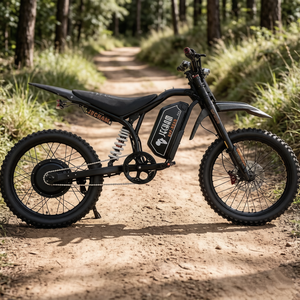 Vélo électrique tout-terrain sportif avec moteur arrière sans balais 3000W, batterie lithium-ion 60V 25AH et freins hydrauliques doubles - Stock USA - Product Image 6