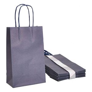 Sacs cadeaux scintillants avec poignées, en gros, pour fêtes d'anniversaire, adaptés à toutes les occasions, emballage portable de qualité supérieure, sac en papier - Product Image 5