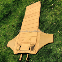 Tapis tactique rembourré enroulable avec poignée de transport, protection des coudes, pour entraînement extérieur, couverture de protection pour position couchée, sac de transport pour le tir et la chasse