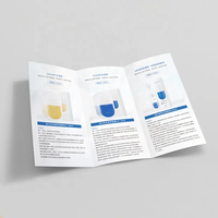 Service d'impression numérique personnalisé Dépliant de publicité commerciale impression couleur Brochure bon marché pour les entreprises