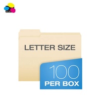 Carpeta de archivos de Manila de 11pt 3 pestañas ecológica 100 piezas por caja Material de papel para escuela/Oficina