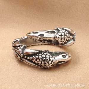 yunnique Eagle Claw <b>Ring</b> Stainless Steel Retro Silver Unisex Fashion Jewelry Gift - Product Image 2