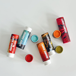 Tube push-up en kraft imprimé couleur, contenant biodégradable pour baume à lèvres, rouge à lèvres et déodorant en stick, idéal pour les projets de marques en petites séries - Product Image 1