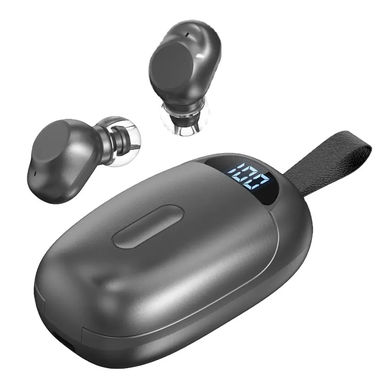 Factory's new wireless Blue tooth headset A6 car key private model tws mini flip design B2B headset black dual in ear