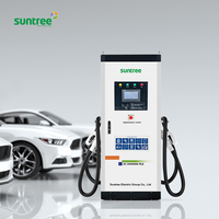 SCU CE OCA certifié IP54 30/60/120/240kw DC EV chargeur evse station de charge de véhicule électrique