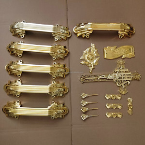 Poignée de cercueil H9006, Fournitures funéraires en PP et ABS, Accessoires funéraires, Quincaillerie de cercueil, Décoration de cercueil pour salons funéraires - Product Image 3