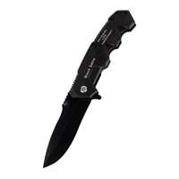 Couteau pliant d'extérieur personnalisable en acier inoxydable 5Cr13 de qualité industrielle, lame de 213 mm, manche en acier, pour camping, survie, chasse, OEM