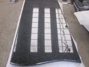 Lápida Moderna de <span class=keywords><strong>China</strong></span> BDQ, Piedra Negra para Monumentos Funerarios, Venta al por Mayor - Product Image 6