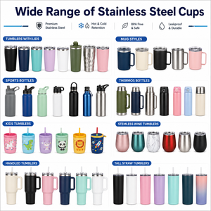 Tazza da Viaggio in Acciaio Inox a Doppia Parete da 20 <span class=keywords><strong>oz</strong></span> con Logo Personalizzato, Rivestimento in Polvere, Bicchiere Termico in Metallo con Coperchio - Product Image 5