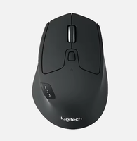 Mouse Optik Nirkabel M720 Multi-Perangkat untuk Laptop PC Desktop Logo Kustom OEM Grosir
