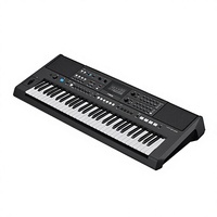 Clavier sans fil Yamaha PSR-E483 2,4 GHz transfrontalier, touches sensibles au toucher PS/2, 61 touches professionnelles pour adultes, avec fonction d'apprentissage intégrée