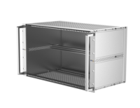 RDEKONO Boîtier de rack en aluminium personnalisé pour carte Dante, Châssis vierge 6U en aluminium sur mesure, Fabricant OEM ODM