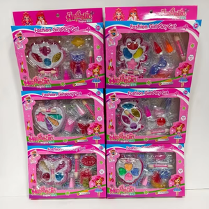 Tournesol coquille coeur bonbons <span class=keywords><strong>papillon</strong></span> fraise en forme de plastique semblant <span class=keywords><strong>maquillage</strong></span> ensemble pour enfants CPC certifié couleur boîte emballée - Product Image 1