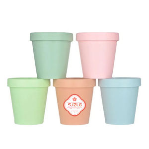 Pot vide de 200 ml pour crème cosmétique, en plastique PP de qualité alimentaire, pour yaourt, salade de fruits, conteneur de stockage, 7 oz, pots colorés à vis pour le visage - Product Image 1