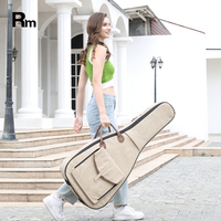 FLA RM sac de guitare en cuir personnalisé arc-en-ciel grande quantité étui de guitare électrique étanche coloré pour ukulélé